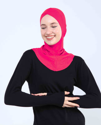 Çapraz Hijab Türban Çapraz Boyunluklu Bone - 80