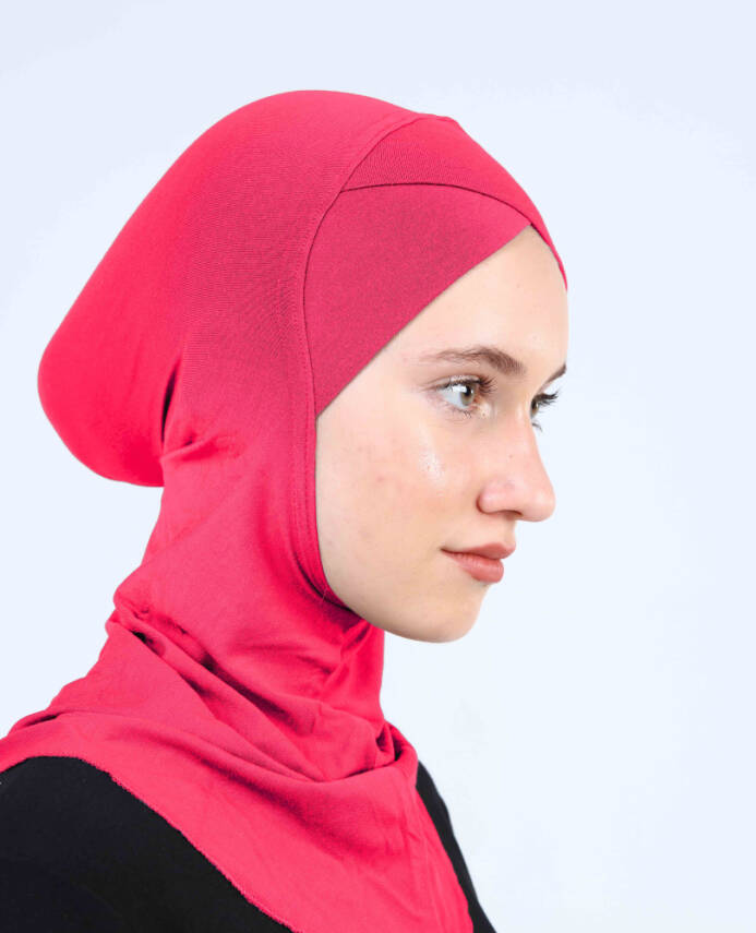 Çapraz Hijab Türban Çapraz Boyunluklu Bone - 81