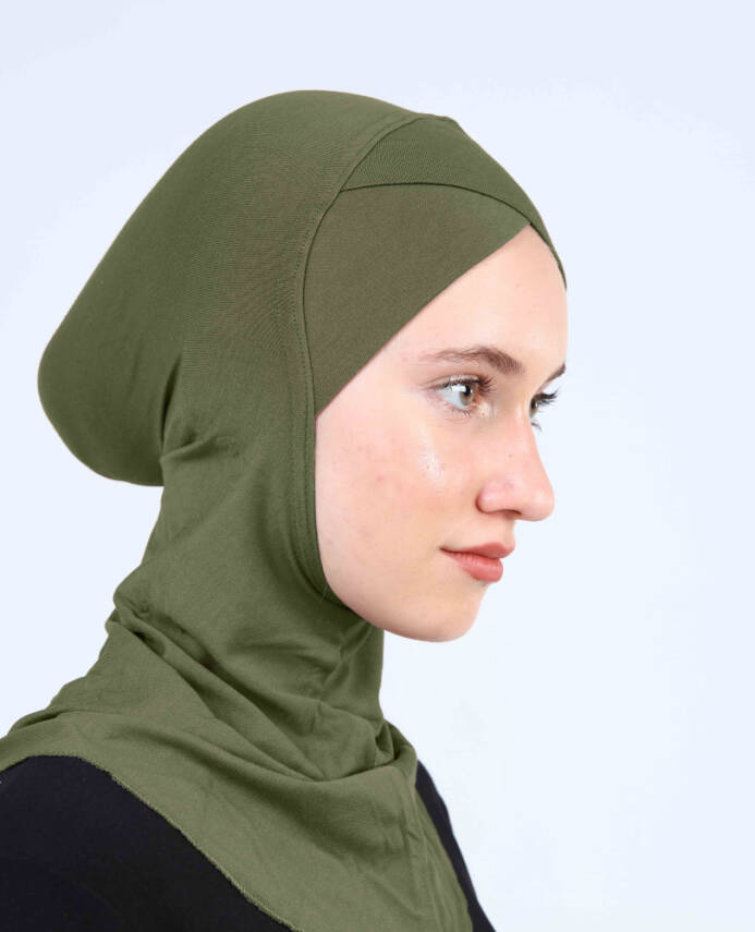 Çapraz Hijab Türban Çapraz Boyunluklu Bone - 85