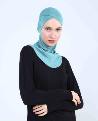 Çapraz Hijab Türban Çapraz Boyunluklu Bone - 99