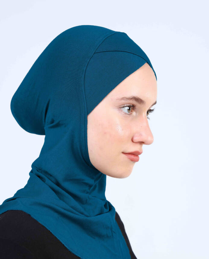 Çapraz Hijab Türban Çapraz Boyunluklu Bone - 113