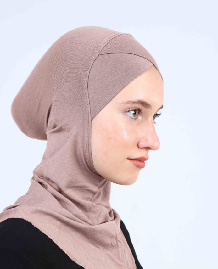 Çapraz Hijab Türban Çapraz Boyunluklu Bone - 133