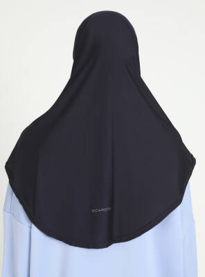 Çeneli Gözenekli Kumaş Scarfs Hijab - 12