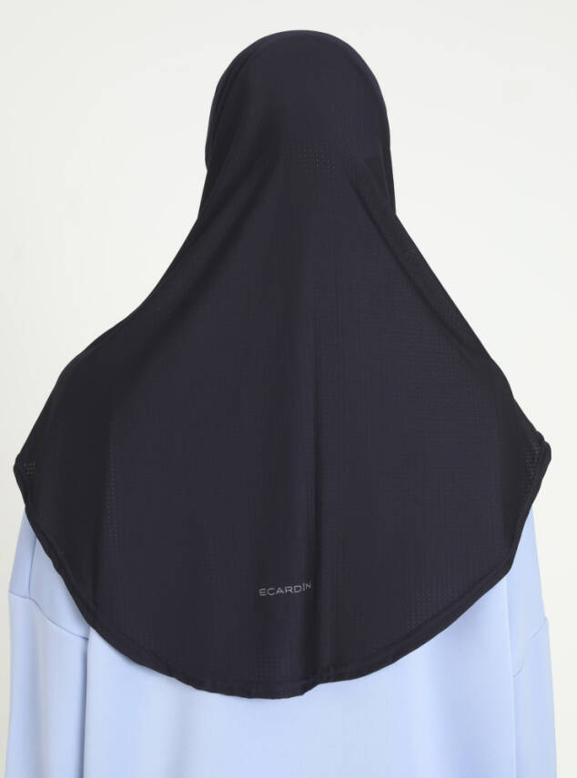 Çeneli Gözenekli Kumaş Scarfs Hijab - 12