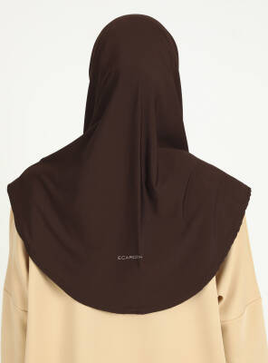 Çeneli Gözenekli Kumaş Scarfs Hijab - 20