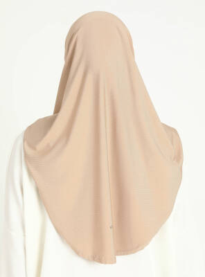 Çeneli Gözenekli Kumaş Scarfs Hijab - 28