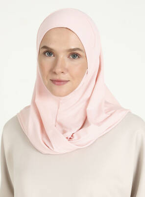 Çeneli Gözenekli Kumaş Scarfs Hijab - 31