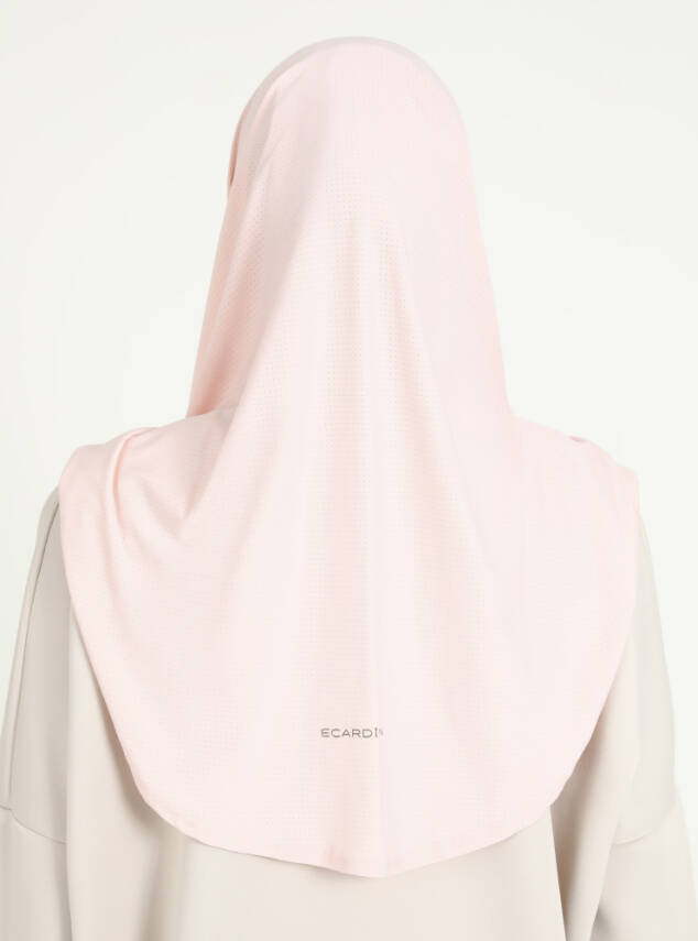 Çeneli Gözenekli Kumaş Scarfs Hijab - 32