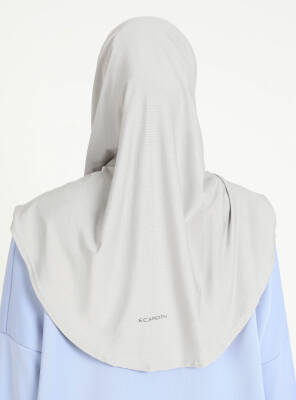 Çeneli Gözenekli Kumaş Scarfs Hijab - 44