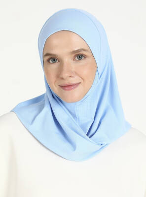 Çeneli Gözenekli Kumaş Scarfs Hijab - 51