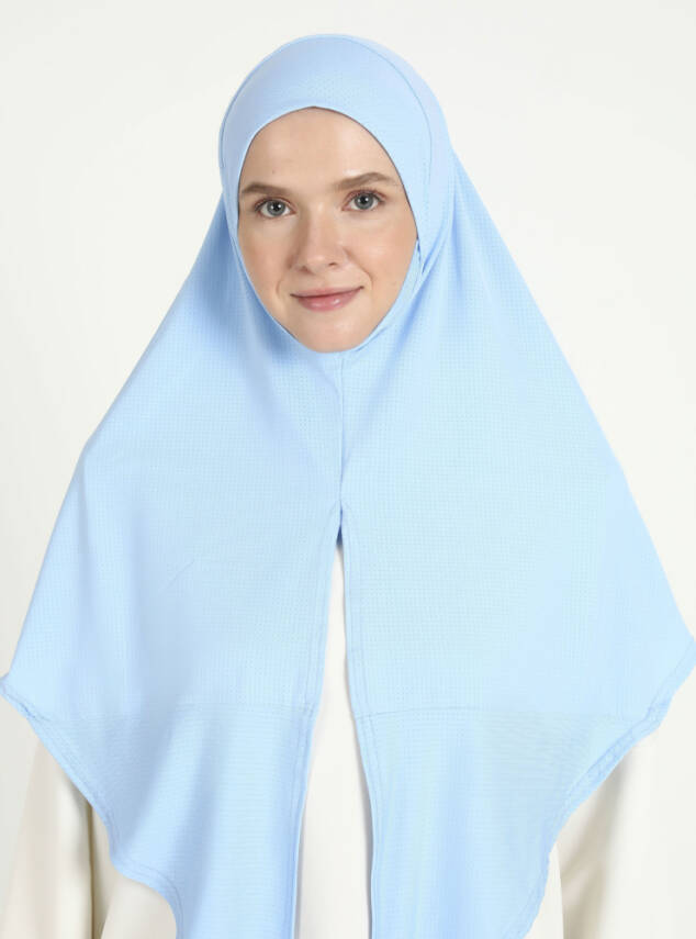 Çeneli Gözenekli Kumaş Scarfs Hijab - 53