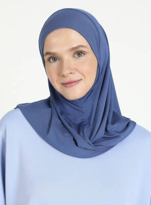 Çeneli Gözenekli Kumaş Scarfs Hijab - 55