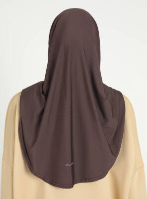 Çeneli Gözenekli Kumaş Scarfs Hijab - 60