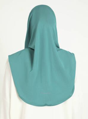 Çeneli Gözenekli Kumaş Scarfs Hijab - 64