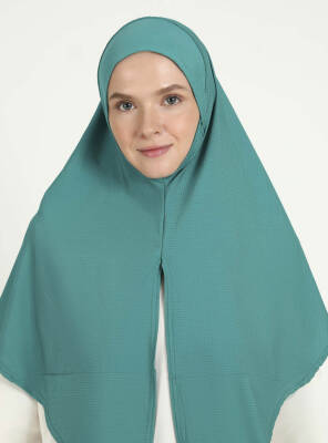 Çeneli Gözenekli Kumaş Scarfs Hijab - 65