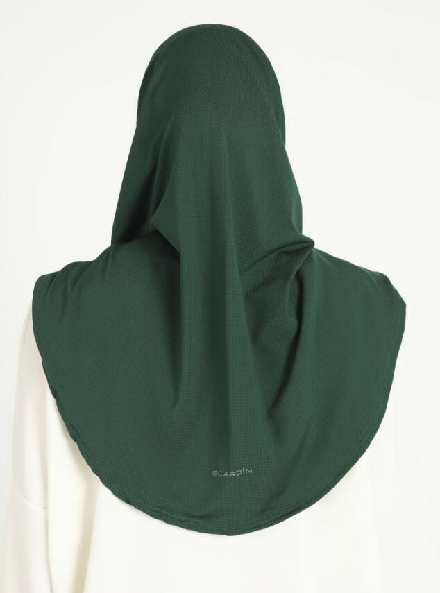 Çeneli Gözenekli Kumaş Scarfs Hijab - 68