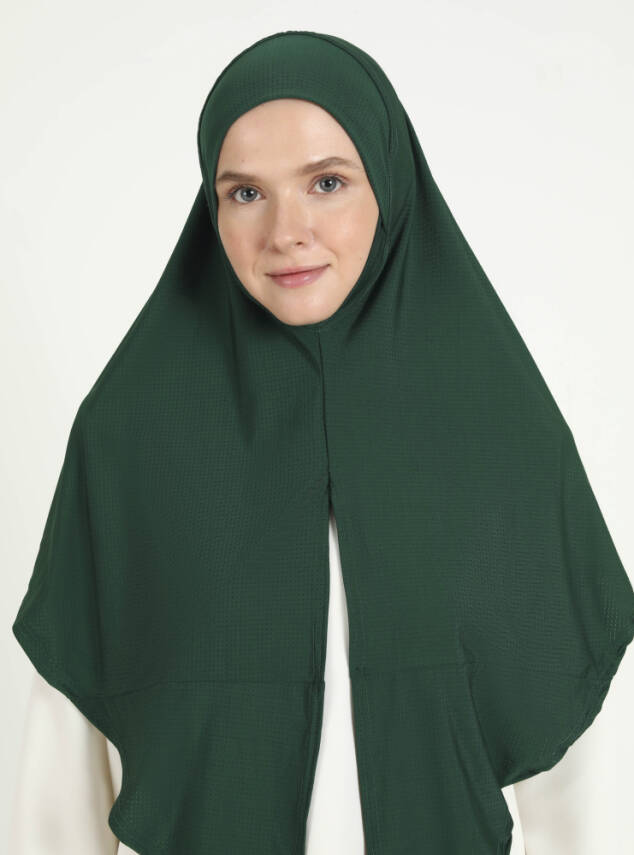 Çeneli Gözenekli Kumaş Scarfs Hijab - 69