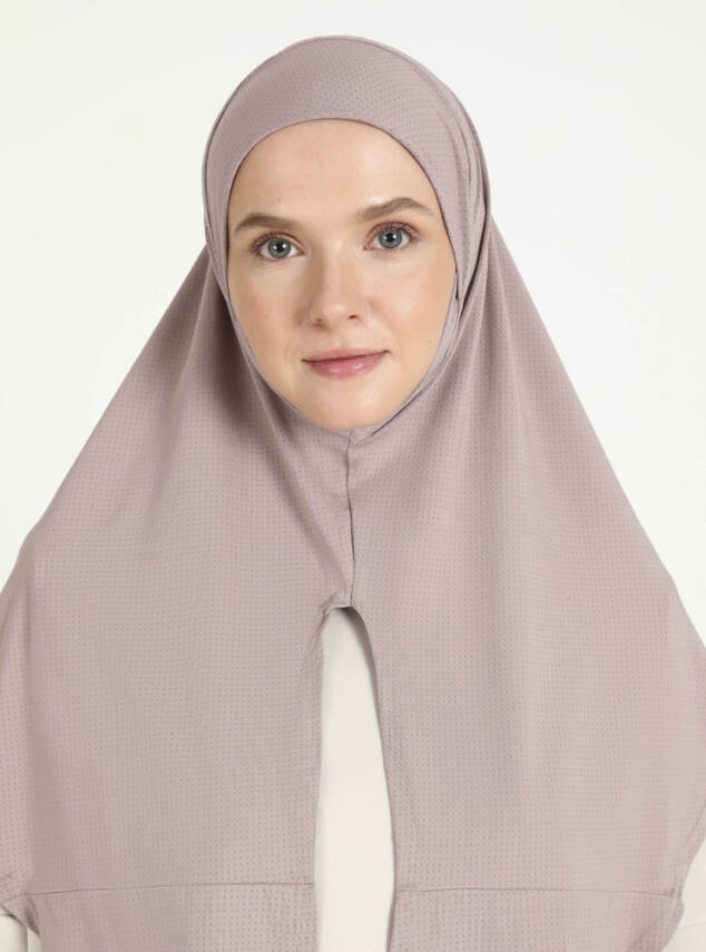 Çeneli Gözenekli Kumaş Scarfs Hijab - 73