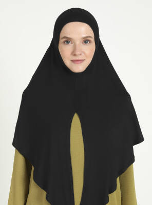 Çeneli Rahat Viskon Scarfs Hjab - 6