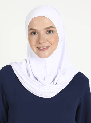 Çeneli Rahat Viskon Scarfs Hjab - 7