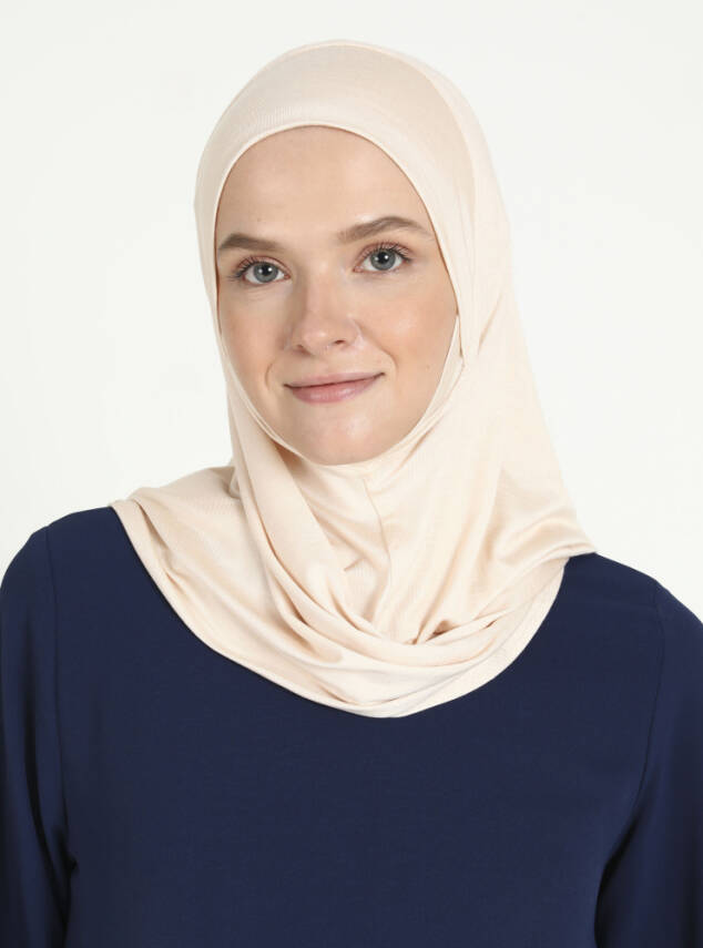 Çeneli Rahat Viskon Scarfs Hjab - 27