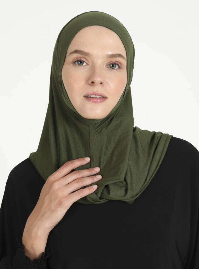 Çeneli Rahat Viskon Scarfs Hjab - 35