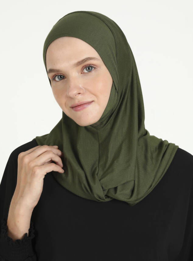 Çeneli Rahat Viskon Scarfs Hjab - 36