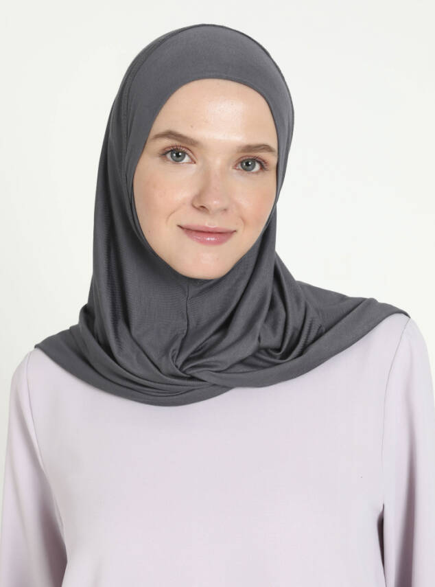 Çeneli Rahat Viskon Scarfs Hjab - 44