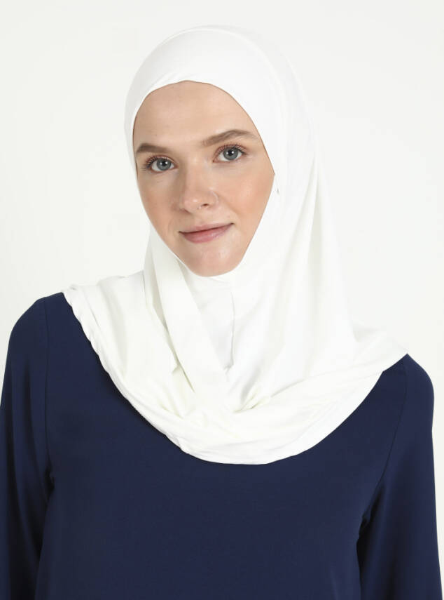 Çeneli Spor Mikro Scarfs Hijab - 7