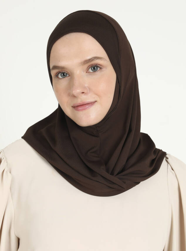 Çeneli Spor Mikro Scarfs Hijab - 11