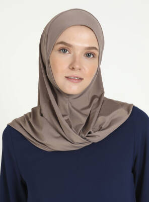Çeneli Spor Mikro Scarfs Hijab - 15