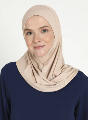 Çeneli Spor Mikro Scarfs Hijab - 18