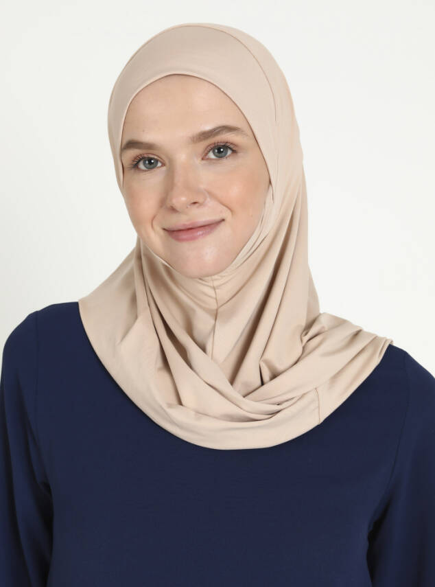 Çeneli Spor Mikro Scarfs Hijab - 18