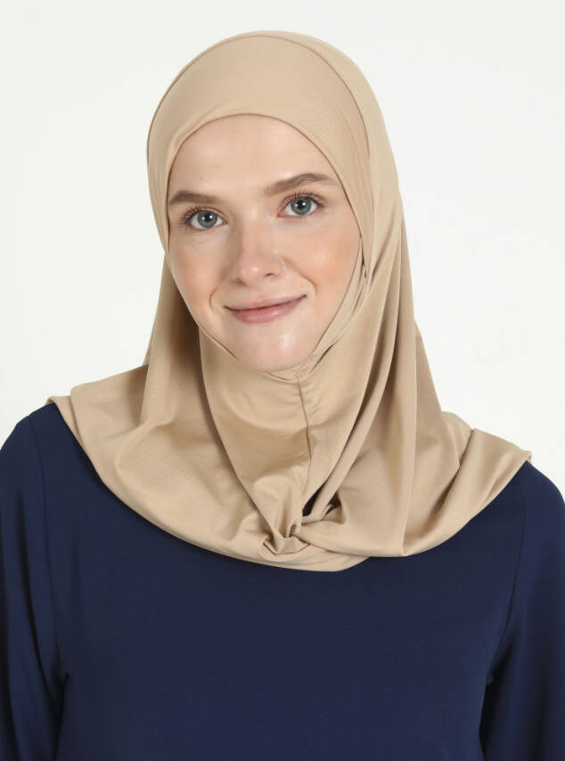 Çeneli Spor Mikro Scarfs Hijab - 22