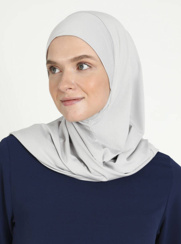 Çeneli Spor Mikro Scarfs Hijab - 31