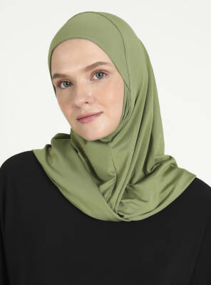 Çeneli Spor Mikro Scarfs Hijab - 35
