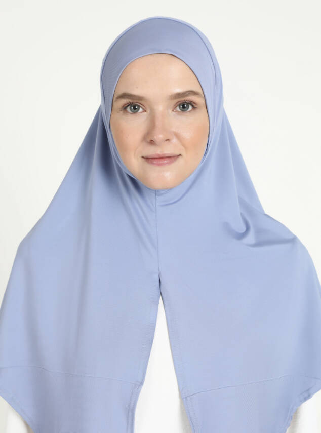 Çeneli Spor Mikro Scarfs Hijab - 44
