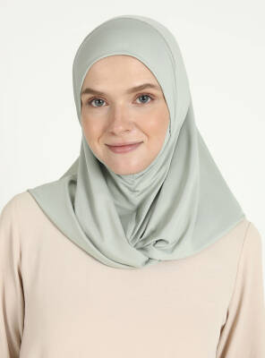 Çeneli Spor Mikro Scarfs Hijab - 50