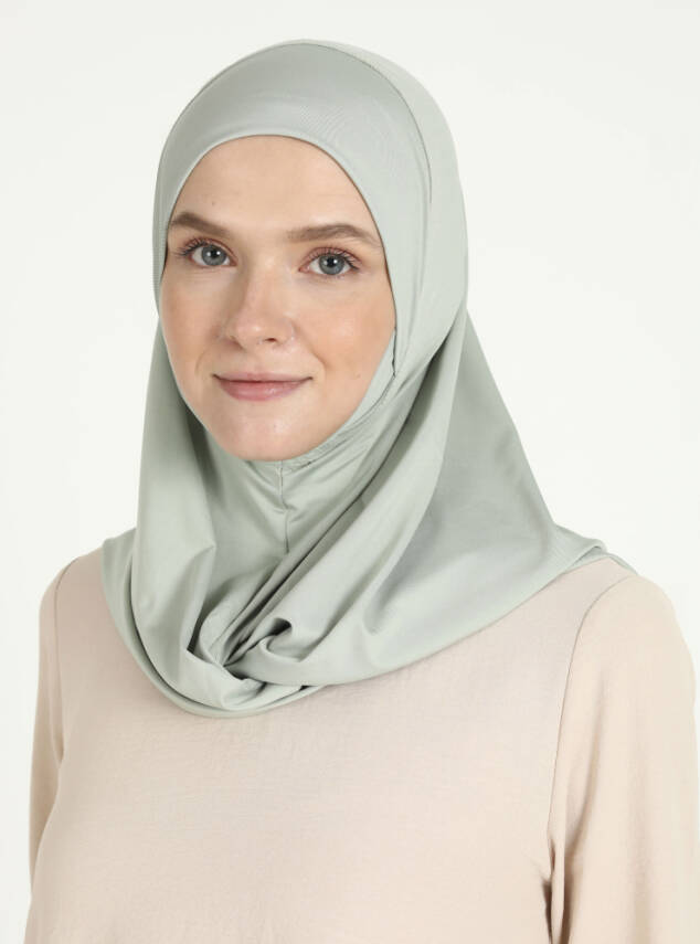 Çeneli Spor Mikro Scarfs Hijab - 51