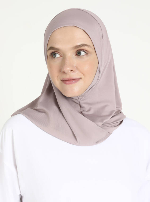Çeneli Spor Mikro Scarfs Hijab - 55