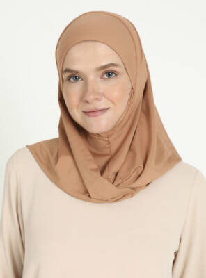 Çeneli Spor Mikro Scarfs Hijab - 58