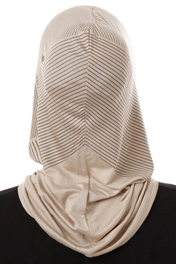 Çizgi Desenli Çapraz Spor Bone - 20