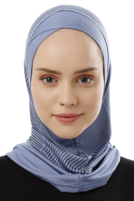 Çizgi Desenli Çapraz Spor Bone - 48