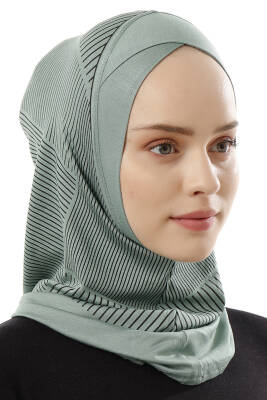 Çizgi Desenli Çapraz Spor Bone - 54