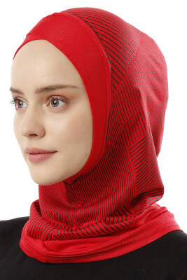 Çizgi Desenli Çapraz Spor Bone - 57