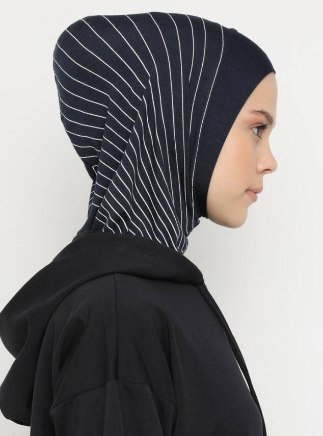 Çizgili Spor Bone - 8