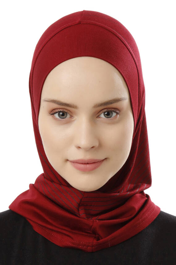 Çizgili Spor Bone - 9