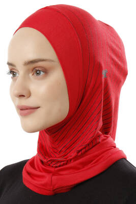 Çizgili Spor Bone - 55