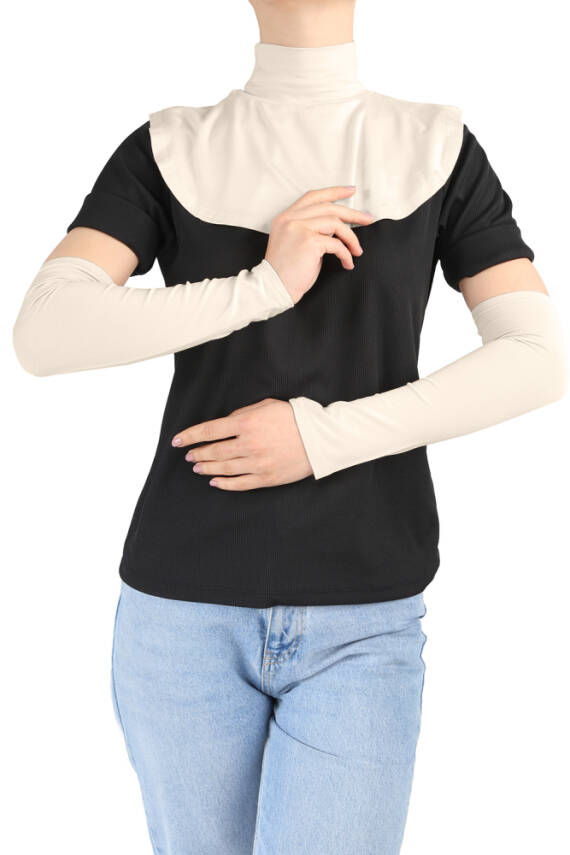 Düz Yakalık ve Kolluk Set - 14