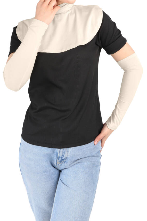 Düz Yakalık ve Kolluk Set - 15